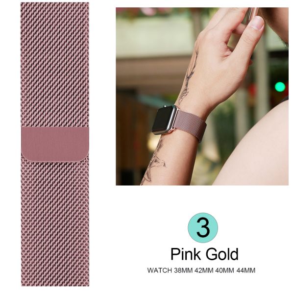 Умная электронная нержавеющая сталь диапазона монитора тарифа сердца дозора BLE 40mm 44mm