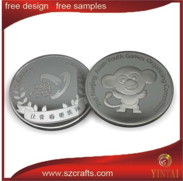 China factory silver knights templar coin silver/ gold souvenir metal coin