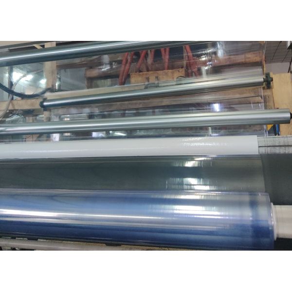 Transparent Plastic Sheet PVC Film Roll 0.07mm Economical 2500mm width 34PHR