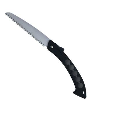 Folding Pruning Saw with Triple Bevel Grinding Teeth and Long-lasting Obsidian Blade