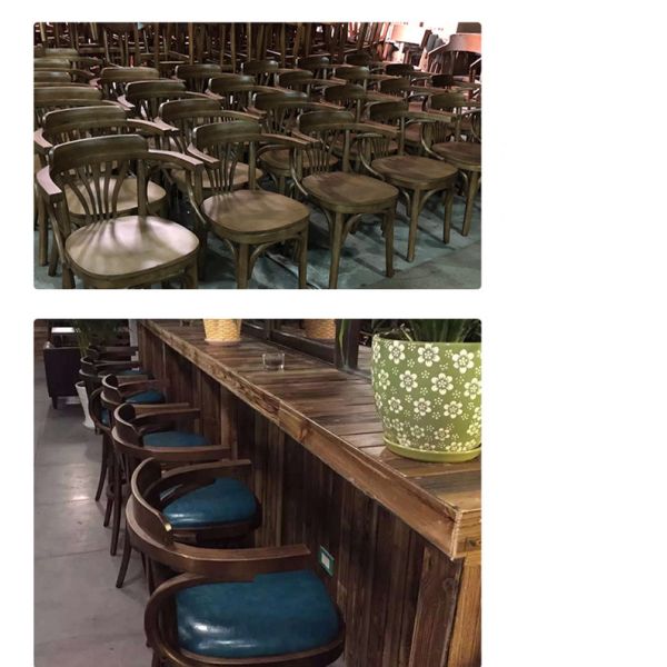 На открытом воздухе барные стулы паба со стилем высокого стула задних частей роскошным деревянным великобританским