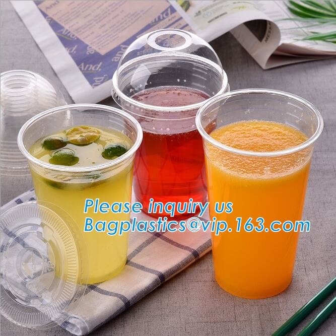 Покрасьте пластиковую крышку для бумажного стаканчика йогурта кофе Пла, устранимой крышки отчета по испытанию КПЛА СГС 90мм для пакета багеасе кофейных чашек