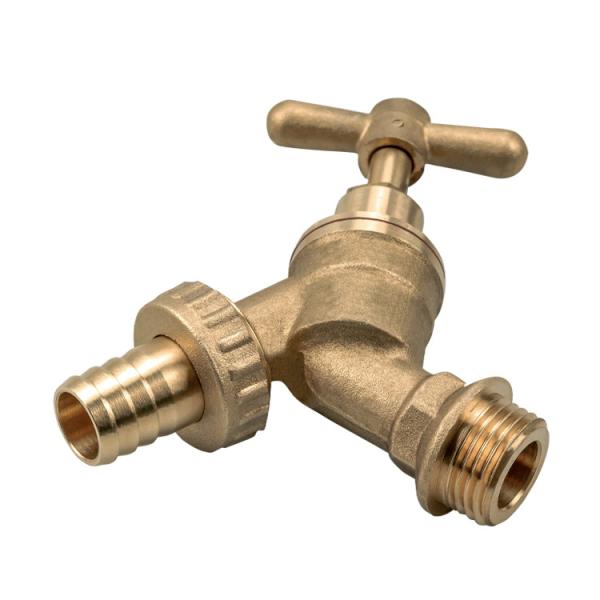3/4 Inch Outlet Hose Connect PN16 Standard Type Slow Open Brass Stop Bibcock