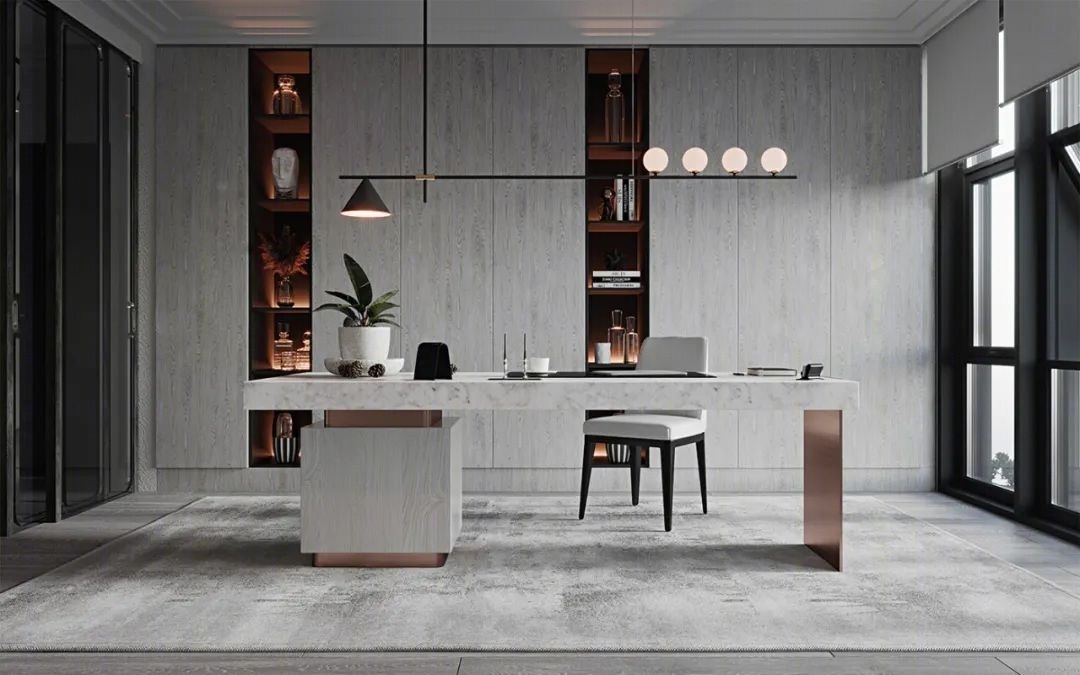 CUSTOM MINIMALIST OFFICE FURNITURE CRAFTED WITH DURABLE MATERIALS AND FINE