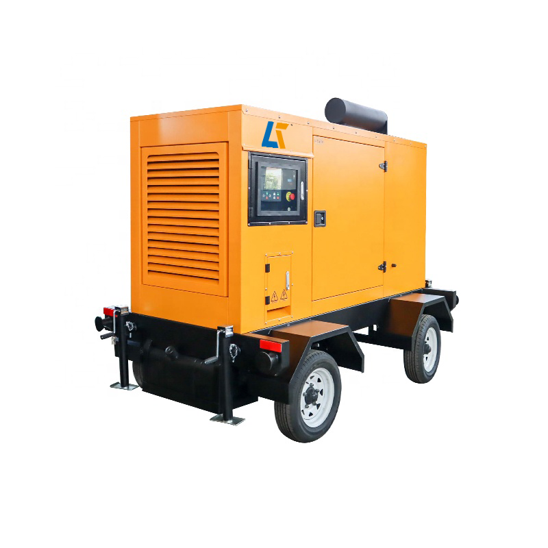 350kW Rental Super Silent Trailer Generator | Mobile Construction Genset