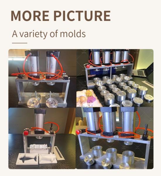 2024 Dropship Low Bath Bomb Multi Press Mould for Manual Bath Bomb Hand Press Machine