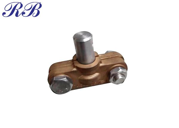Natural Copper Alloy Casting Fasteners And Fittings Ground Connector Clip CT7-CT8