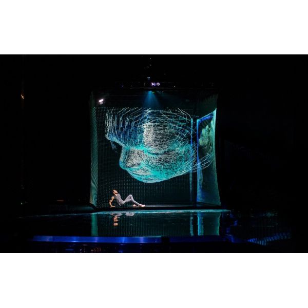 Scrim проекции Holograohic экрана Hologram репроектора прозрачный для шоу этапа