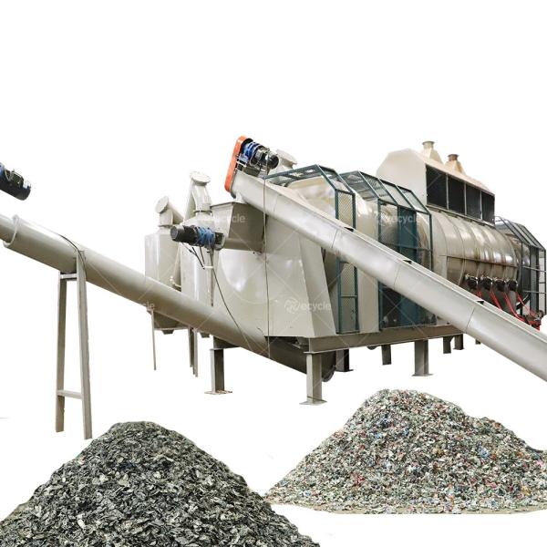 800-1500 kg/h Máquina de decoração de tintas UBC / Forno de remoção de tintas de latas de alumínio