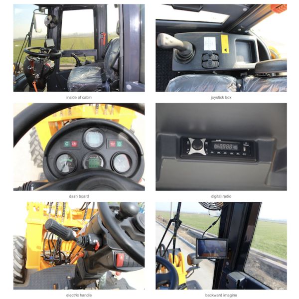 GET - KM15A Heavy Construction Machinery 1500kg Load Front Wheel Loader