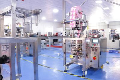 Small Herbal Tea Packaging Machine 3 Sides Screw Powder Back Sealing