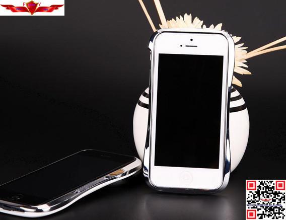 New Hot Selling 100% Qualify 3D Aluminum Cover Case For Iphone 5/5S With Gift Box
