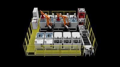 JUNHE®QUDR0180 Multi-Tank Fully Automatic Cleaning Machine