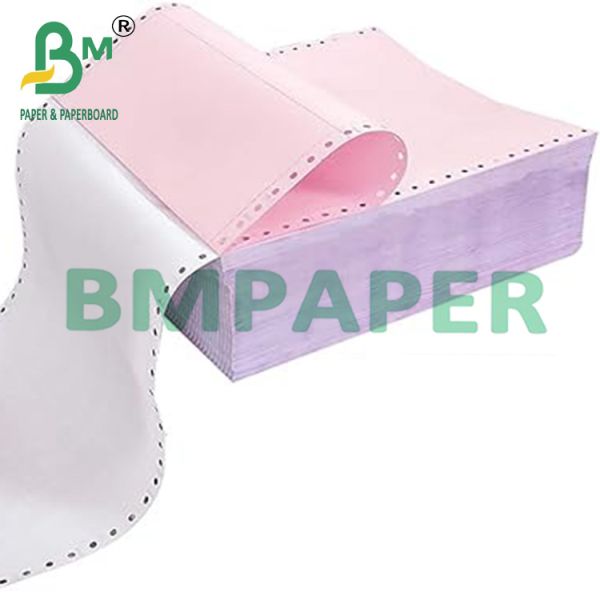 Carbonless Continuous Forms Computer Paper With White Pink Yellow Компьютерная бумага с белым розовым жёлтым