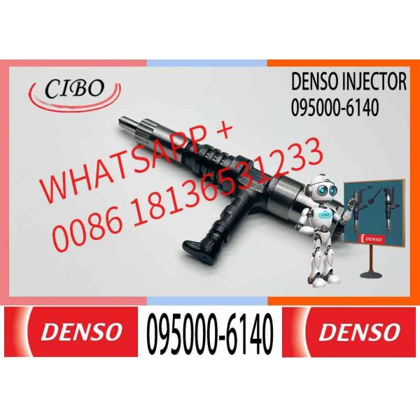 New High-pressure common rail Diesel injector Nozzle 095000-6140 6261-11-3200 for Komatsu PC800-8 Excavator SAA6D140E Engine