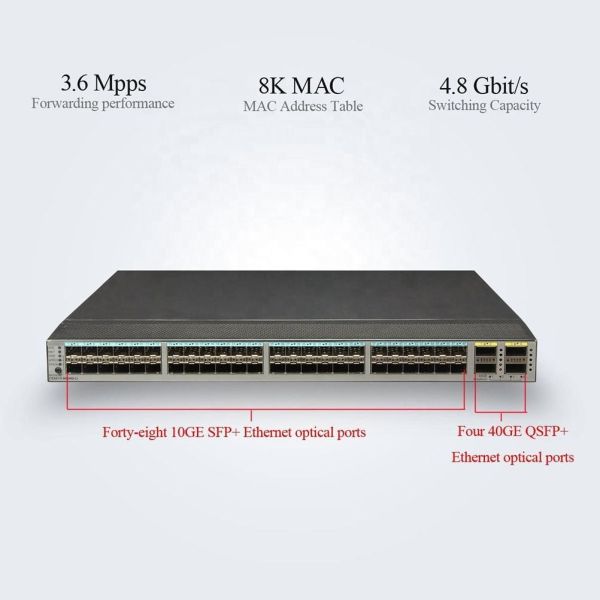 10/100/1000Mbps Transmission Rate CE68 10-48 S4 Q-LI Switch for Enterprise Data Center of Superior and QoS Function