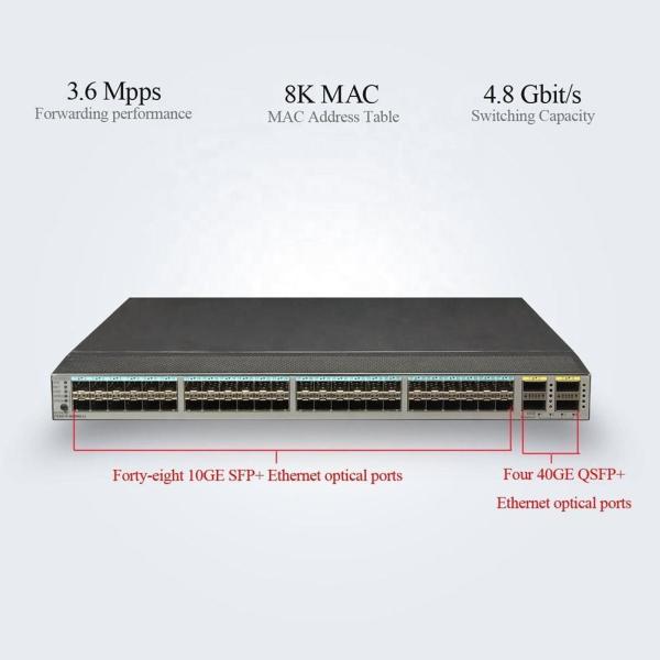 Private Mold Data Center Idc 48 Port SFP Switch 6810-48S4Q-LI with LACP Function and Sealed