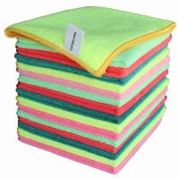 Tissu indélébile de fibre de Microsoft polissant Microfiber séchant le tissu pour la voiture
