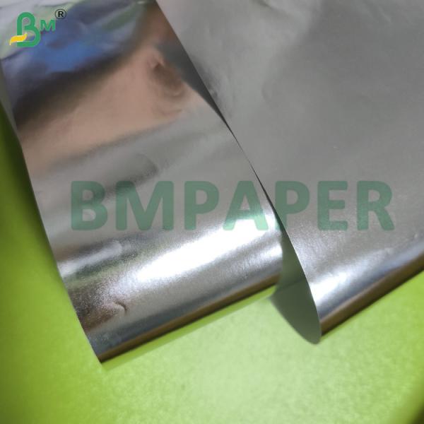 Lámina de aluminio impermeable de grado alimenticio laminada con dorso blanco de 70GSM