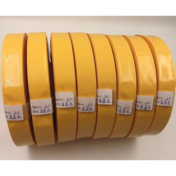 Желтое предохранение от изоляции PVC обруча 18650 0.12mm сокращения батареи 400mm