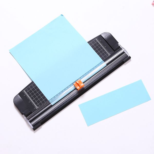 Straight Cut ABS Plastic Paper Cutter Manual Guillotine Cutter Paper Knife Trimmer