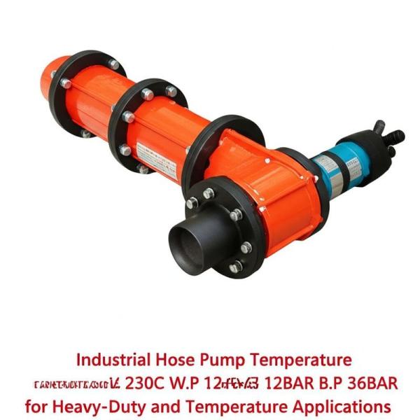 Bomba de manguera industrial, temperatura hasta 230°C, P.T. 12BAR, P.R. 36BAR para aplicaciones de alta resistencia y temperatura