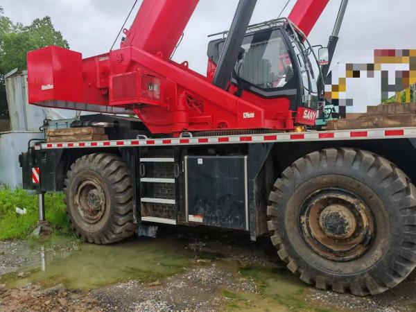 2023 Model Hydraulic Rough Terrain Crane Used Off Road Crane Sany SRC50T