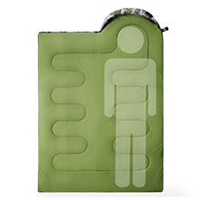 Camouflage Camping Sleeping Bag, Adults & Kids Seasons Warm Cold Weather Hiking Camping Indoor Outdoor Use