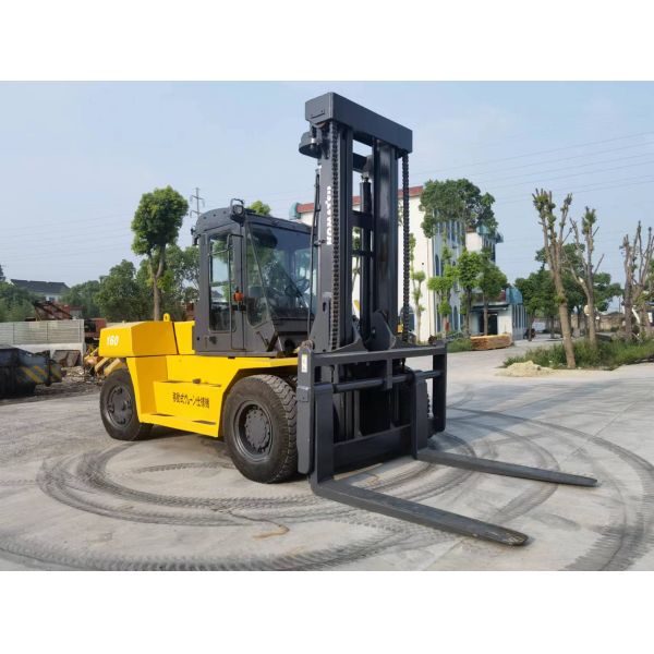 Высококачественный Komatsu FD160 с дизельным двигателем и 1150 мм длиной вилки