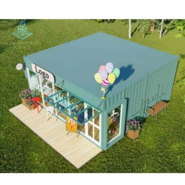20ft 40ft Container Modifications Prefab Luxury Custom Modular Home Cube Tiny House Магазин Супермаркет
