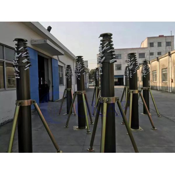 Собственная личность запирая поляка антенны пневматической телескопичной полезной нагрузки 10м башни рангоута алюминиевый