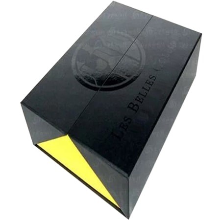 CMYK Luxury Gift Box Double Door Box 1Pcs 2Pcs Glass Bottle For Wine Olive Oil