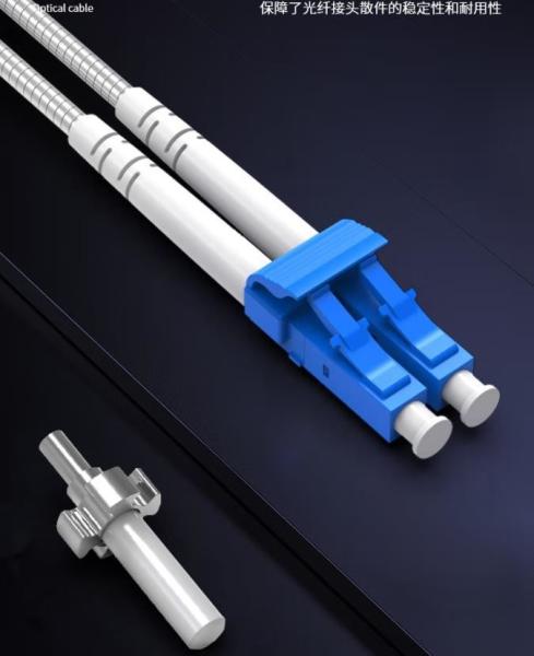 SM LC SC FC CPRI Waterproof FTTA Jumper Armored Fiber Optic Cable 7.0mm 2C 4C