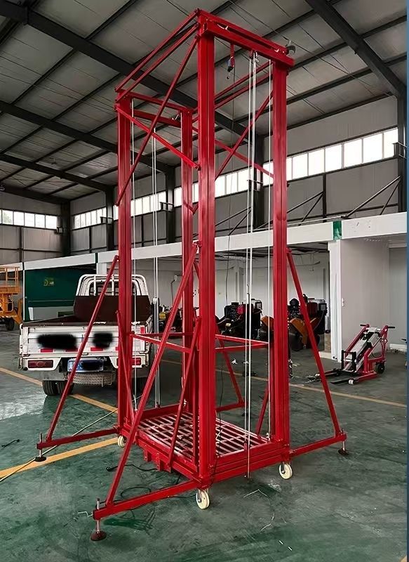 Electric Scaffold Lift Table Mobile Construction Aerial Work Platform