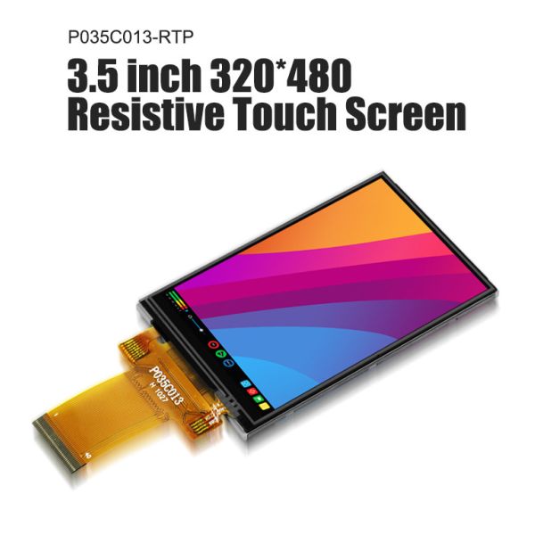 Polcd 8080 MCU 320X480 ЖК-дисплей 3,5 дюйма 450 нит TFT сенсорный экран 12 0'CLOCK