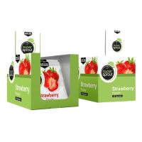 Caja de cartón de papel de almacenamiento de alimentos a medida Caja de impresión de grabado de cartón de impresión plegable