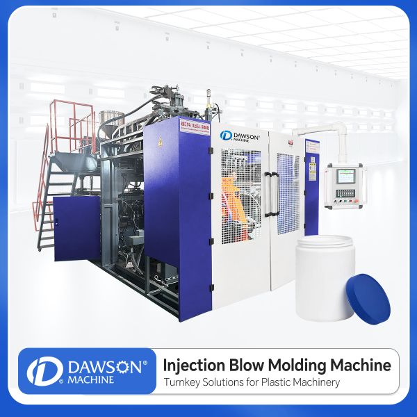 High Productivity HDPE Wide Mouth Straight-Sided Canister Making Machine with 5 Die Heads