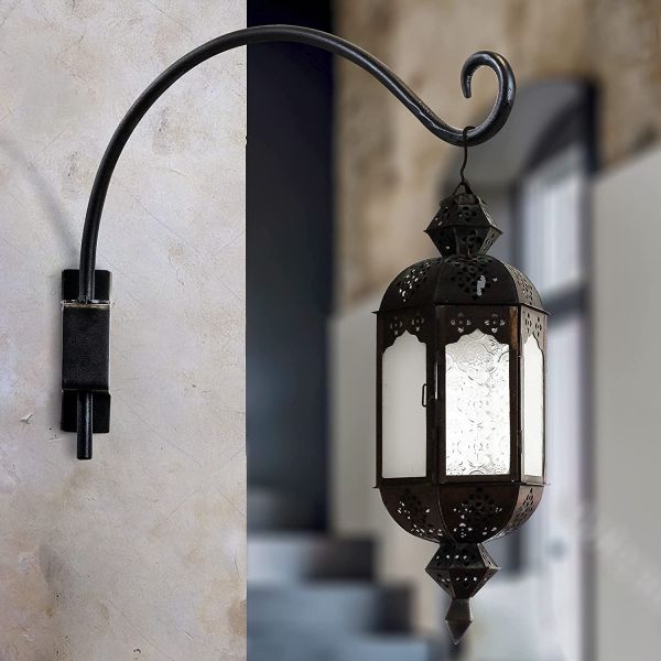 Стандартный черный вращающийся растение крючок для подвешивания цветочной корзины ветровой колокол фонарь и многое другое