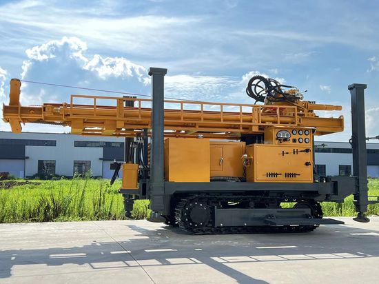 ZB350S Crawler Rig de perforación de pozos de agua 350m Profundidad Diesel eléctrico