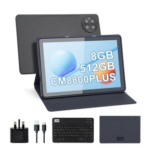 C Idea 512 GB de armazenamento 5G Wi-Fi Trouch Screen 10,1 polegadas Tablet com