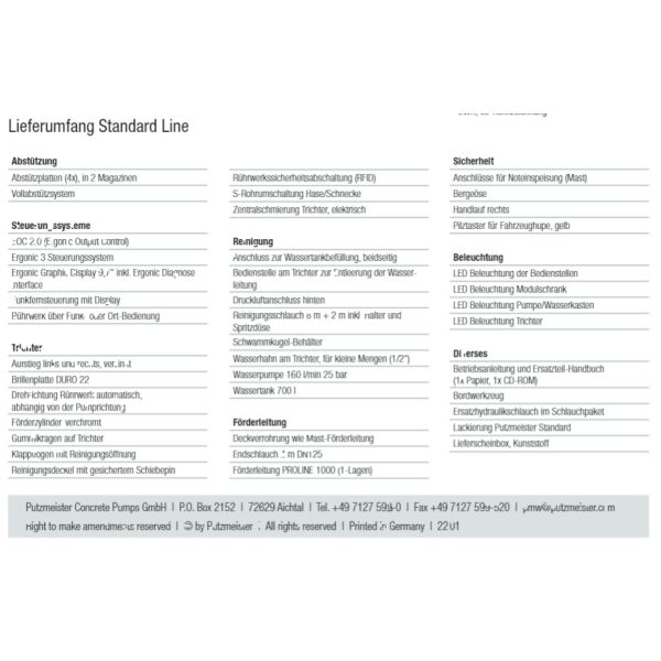 Бетононасос со стрелой Putzmeister M46-5 4141 б/у на продажу