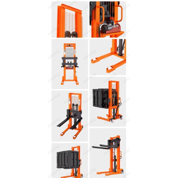 3T 2M High-Efficiency Electric Forklift Handling Stacking Goods Electric Propulsion Electric Stacker