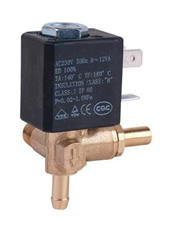 2/2 и 3/2 сразу действующих латунных клапанов соленоида 1.5mm G1/8» для создателя кофе