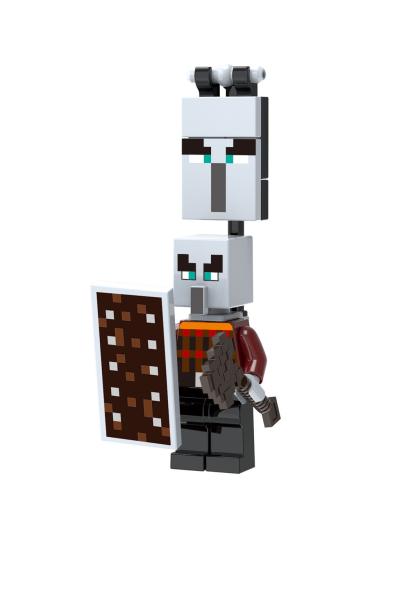 Christmas gift my world pillager snow ravager guardian rabbit bunnie zombie mini figures building blocks