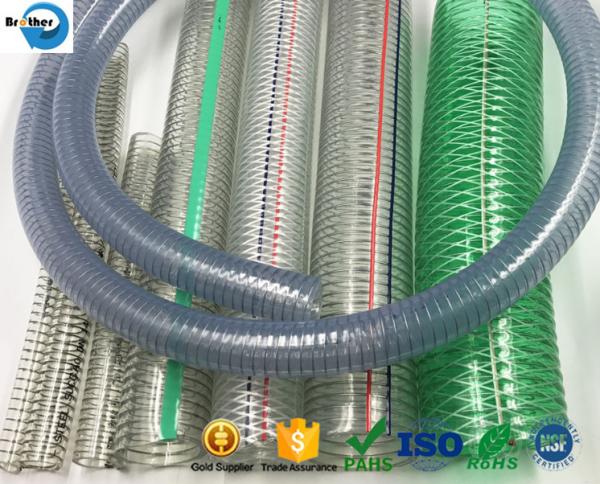 Industrial PVC Spiral Steel Wire Reinforced Water/Air/Rubber/Suction/Garden Hoses