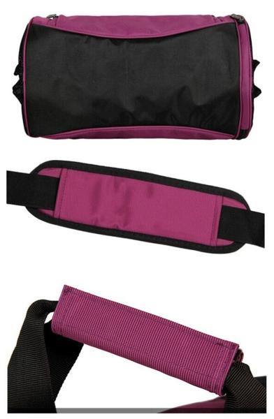 Casual Waterproof  Nylon Duffel Bags , Pink  Women'S Duffel Bag Two Side Pockets