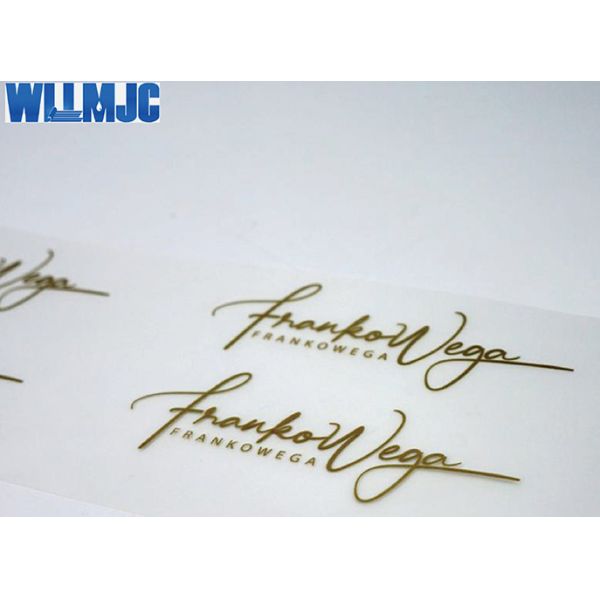 Bags Silicone Tagless Heat Transfer Label 8-10 Seconds Transfer Time