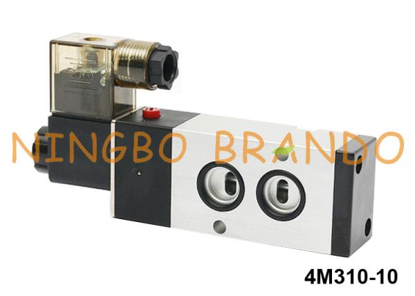 tipo posição 24VDC 220VAC de 4M310-10 Airtac da maneira 2 da válvula de solenoide 5 de Namur