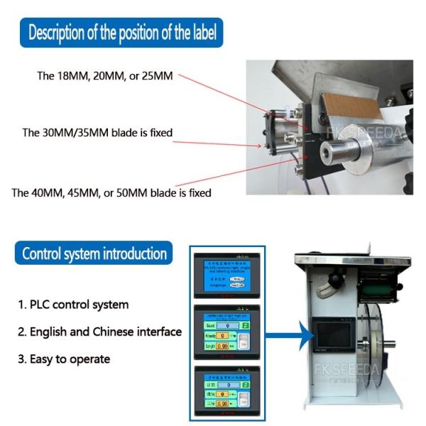 Semi Automatic Corner Label Applicator for 90 Degrees Wrapping on Small Box Packaging