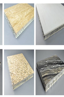 PVDF Patrón de piedra de aluminio metal techo panal de miel de aluminio decorativo de chapa de metal